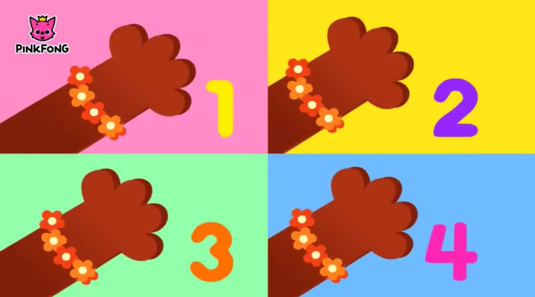 磨耳朵丨fourbears跟着四只小熊认识数字4