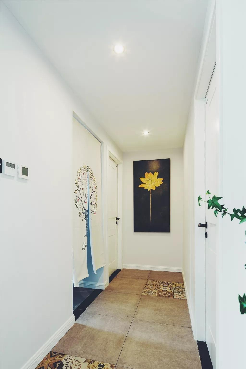 110平米北欧混搭进门入户花园设计超赞