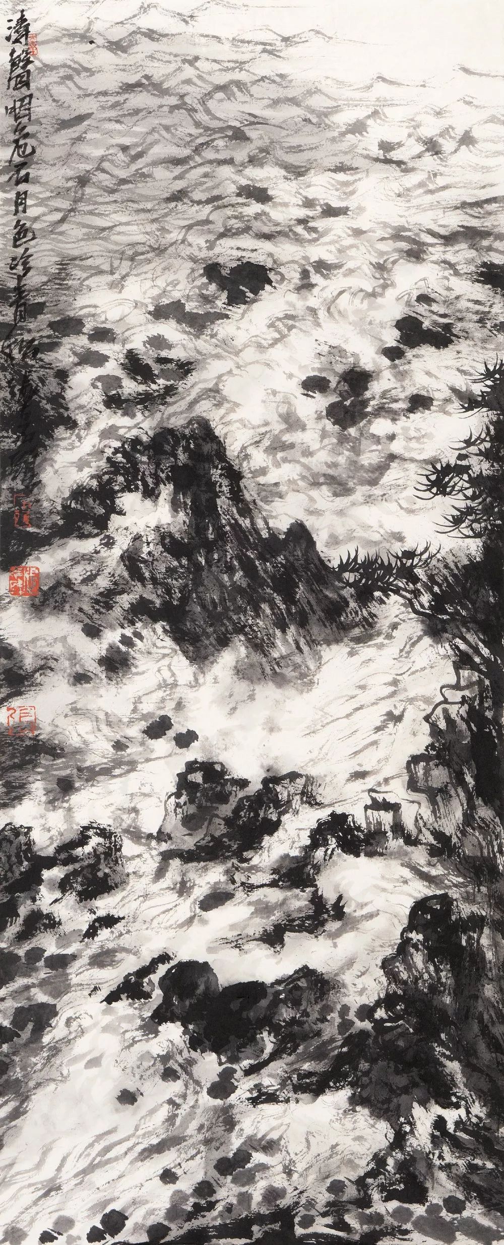 张大石头的北派山水及北山小议张志民中国画精品展