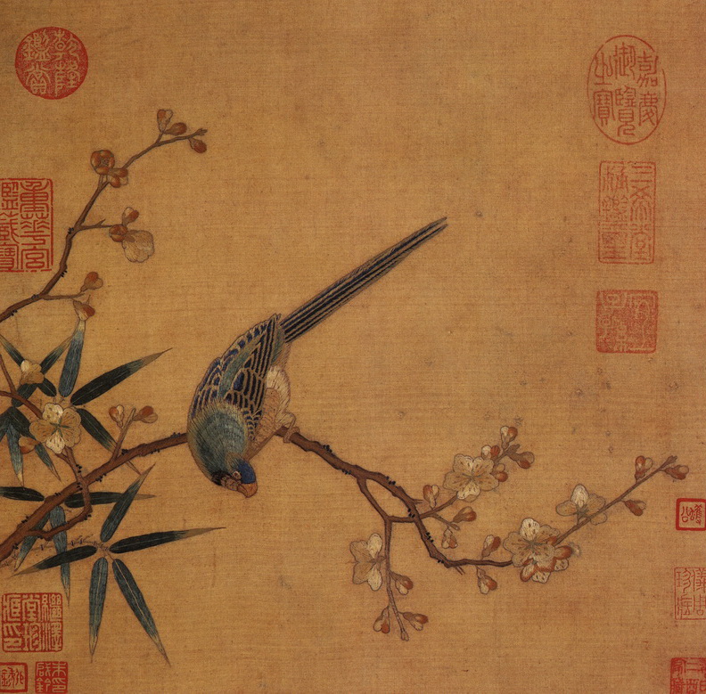 中国刺绣赏析之宋代宫廷艺术刺绣古代的皇帝都收藏什么刺绣