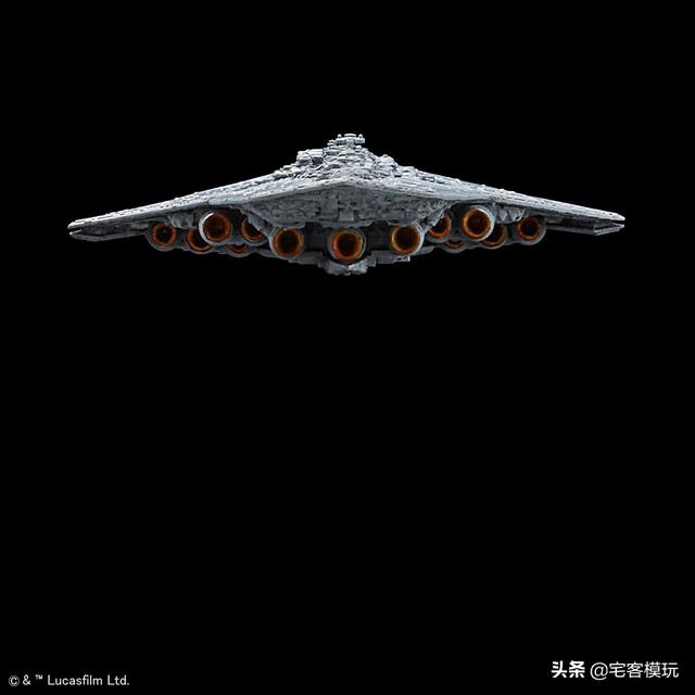 模玩资讯1100000执行者级超级歼星舰114500帝国级歼星舰