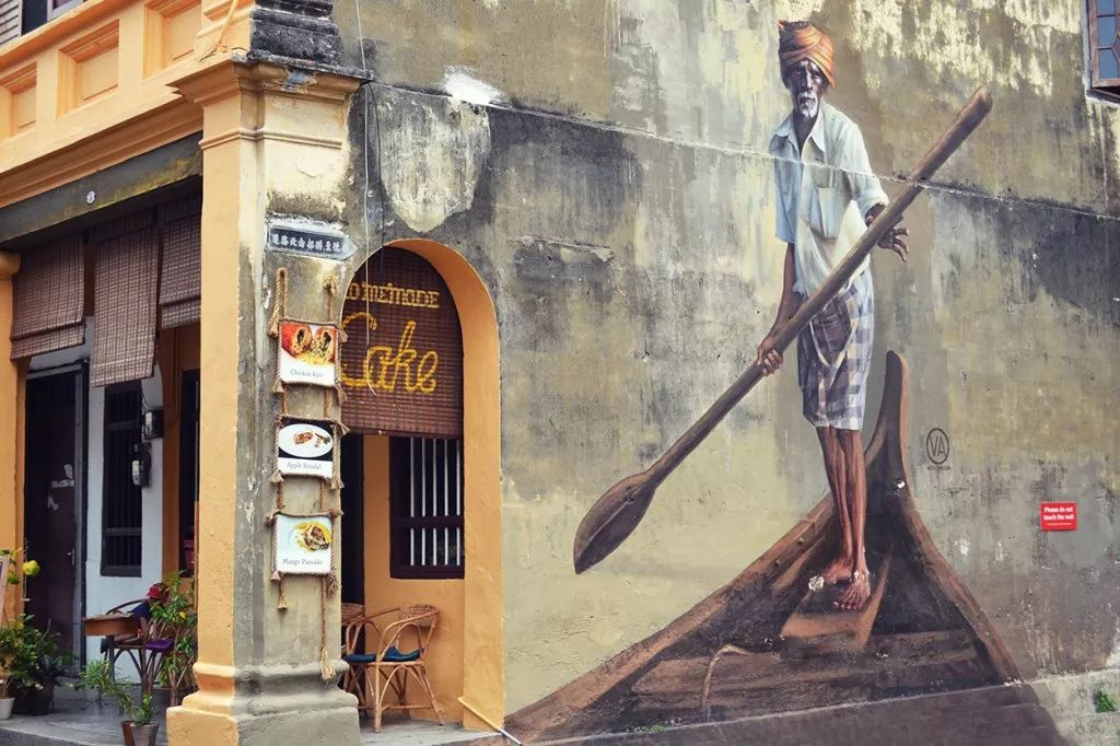 georgetown乔治市街头壁画槟城是一个以华人为主,具有古老历史文化的