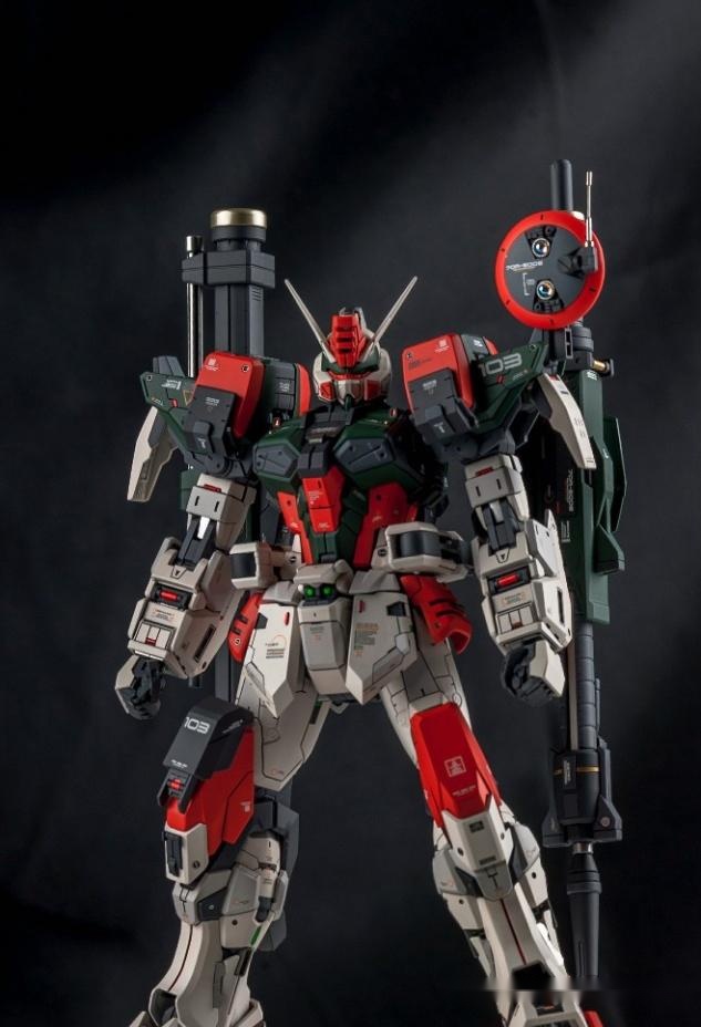 mg精涂版本炮击型机体暴风高达