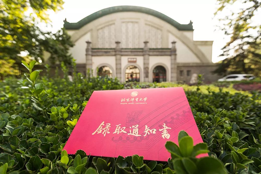 在校标下"录取通知书"五个大字,是由北京体育大学校友,中国书法家协会