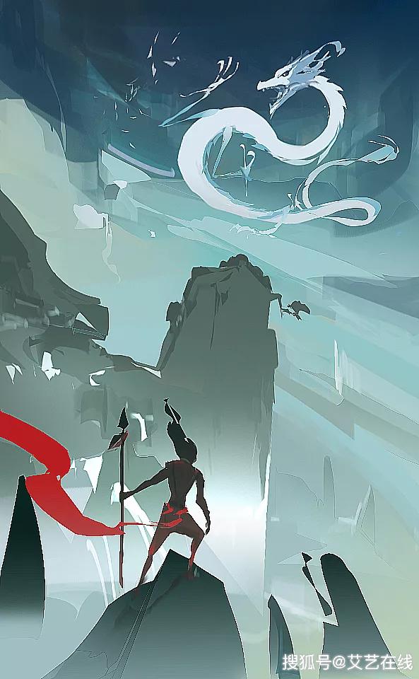 哪吒中国风海报惊艳四座设计师靠一张海报把中国动画电影送上巅峰