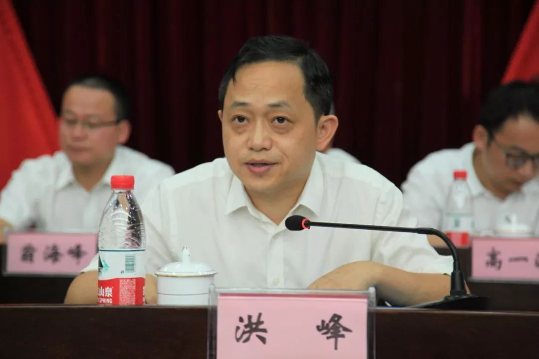 云龙镇党委书记洪峰作重要讲话最后,云龙镇党委书记洪峰作重要讲话