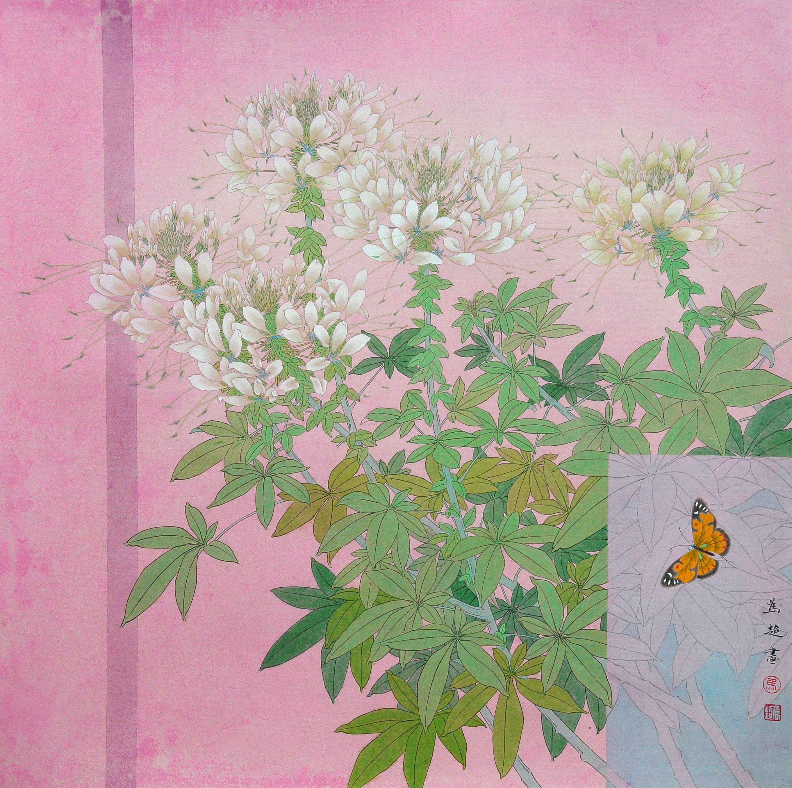 中国画名家画家马为超花鸟画欣赏