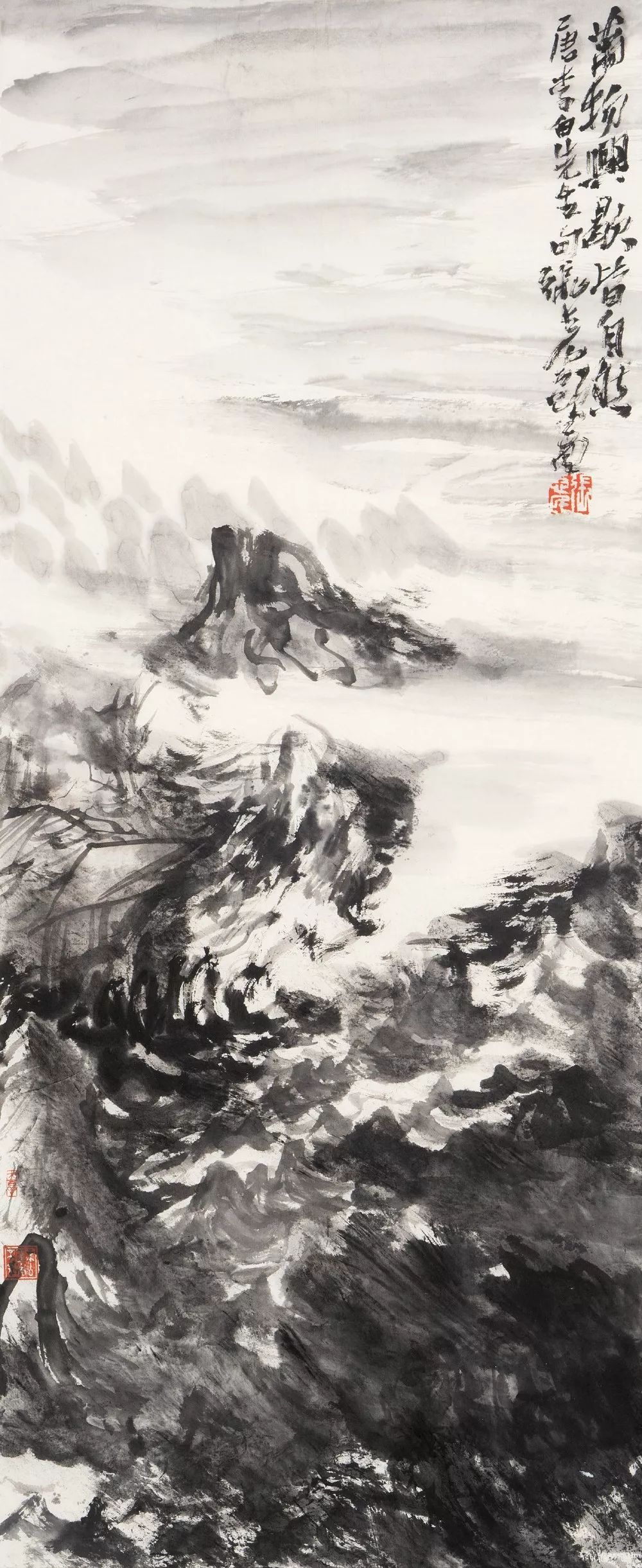 张大石头的北派山水及北山小议张志民中国画精品展