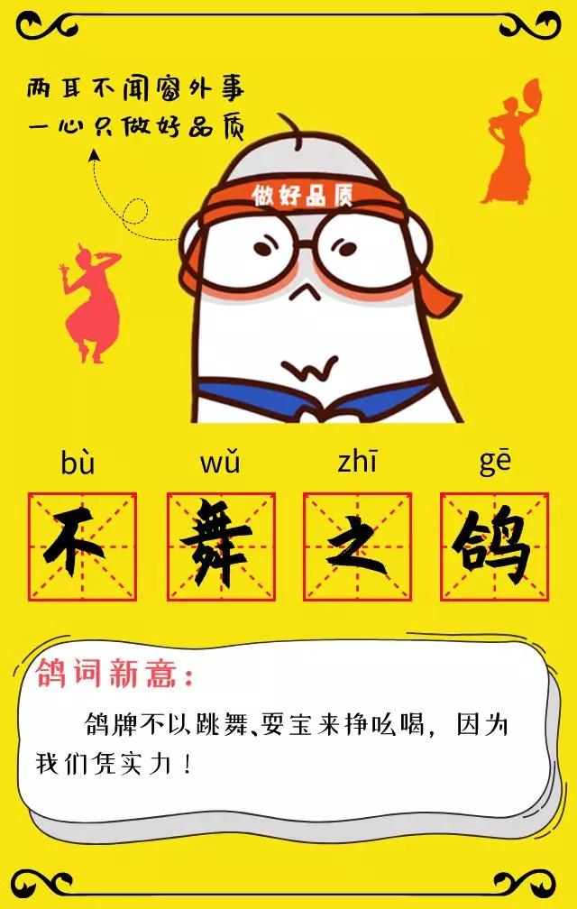 涨姿势鸽牌版词语新解新鲜出炉速来围观