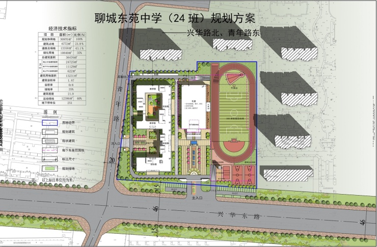 聊城東苑中學批前公告