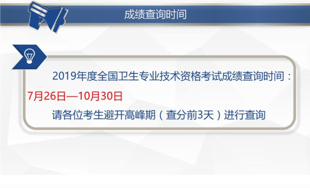 查成绩时间为:7月26日