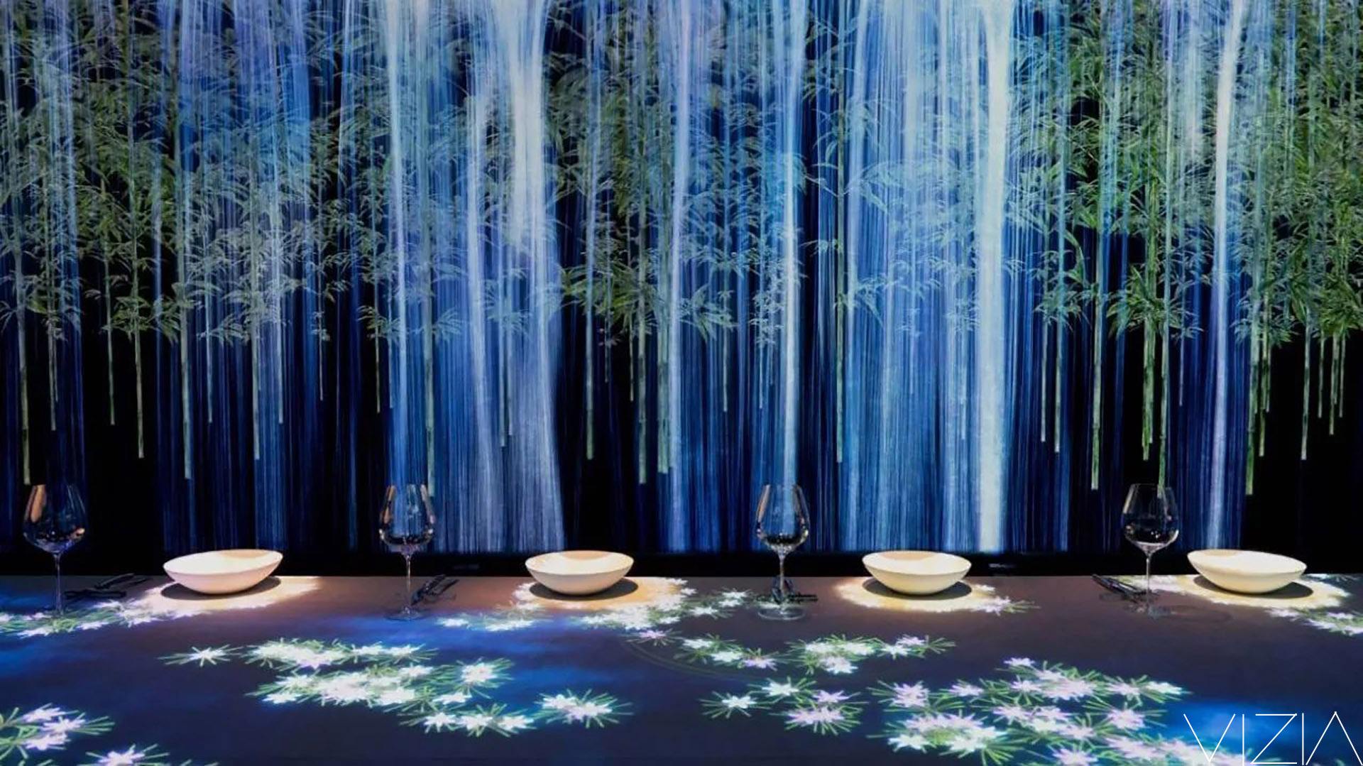 全息餐厅#全息网红餐厅 场景化体验颠覆传统餐饮业!_投影