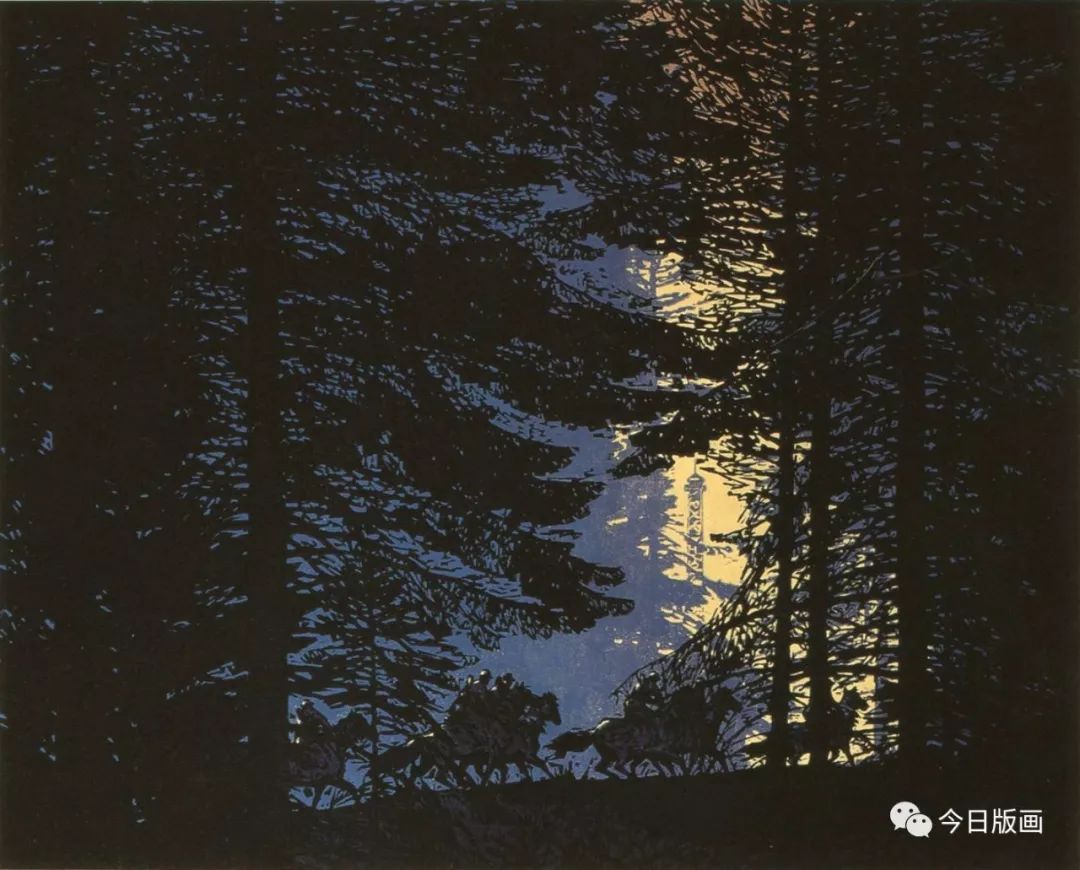 每日一画晁楣北陲屏障2019726今日版画