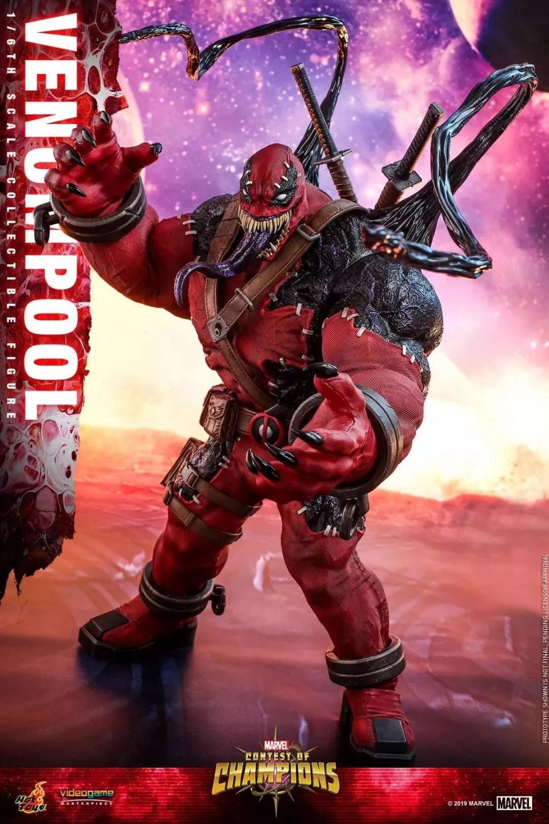 hot toys《漫威:超级争霸战》venompool 1:6比例珍藏人偶