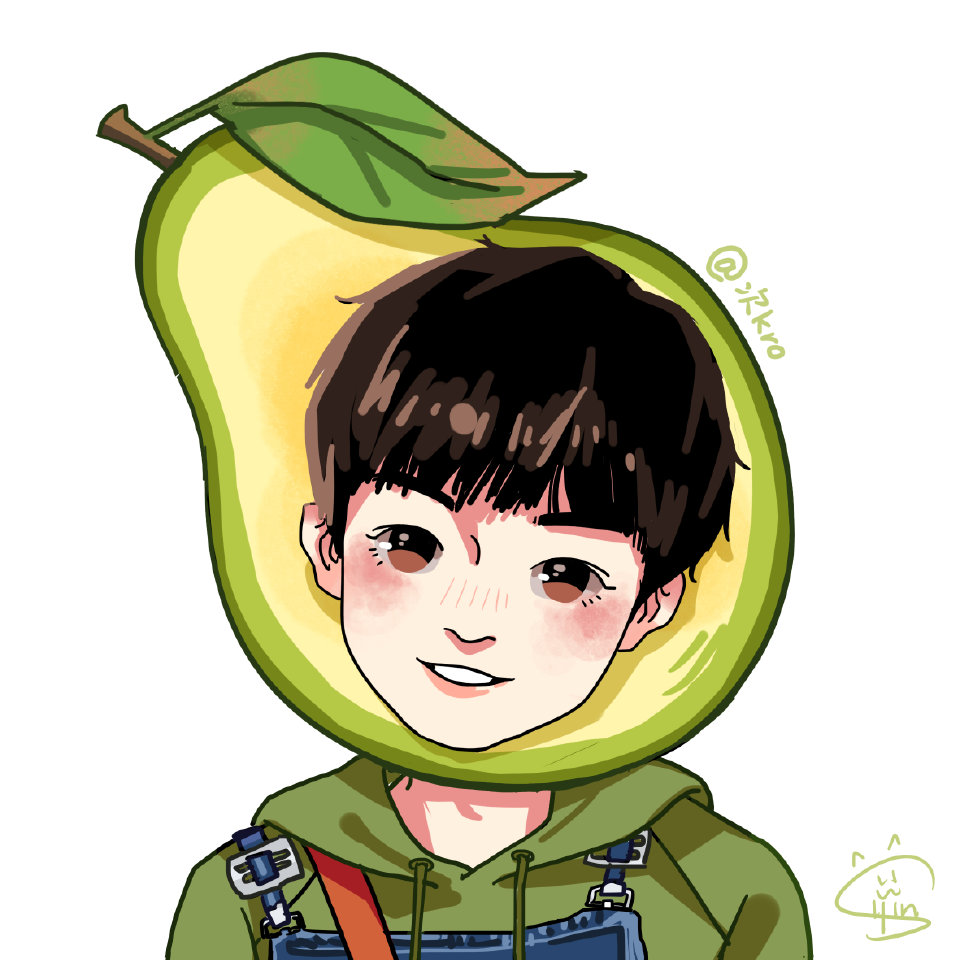 粉丝手绘可爱王俊凯,夏日最靓的仔