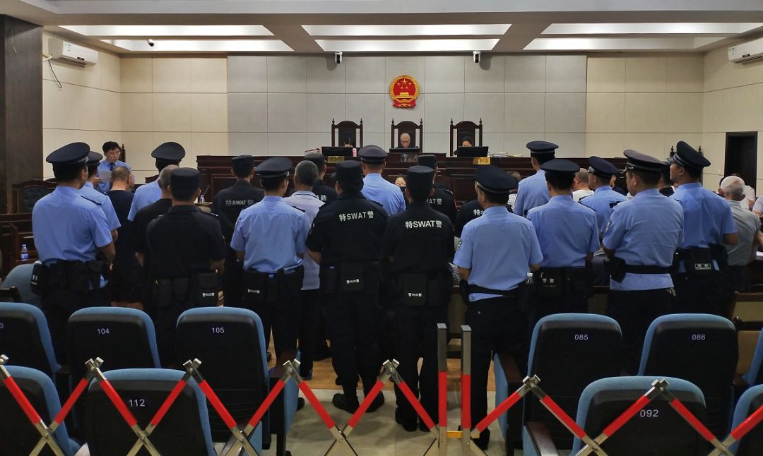 活该!高某美等14名恶势力犯罪集团犯敲诈勒索等罪案开庭审理