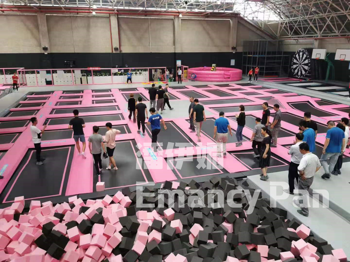 江苏连云港空中芭蕾蹦床公园airballet开业啦