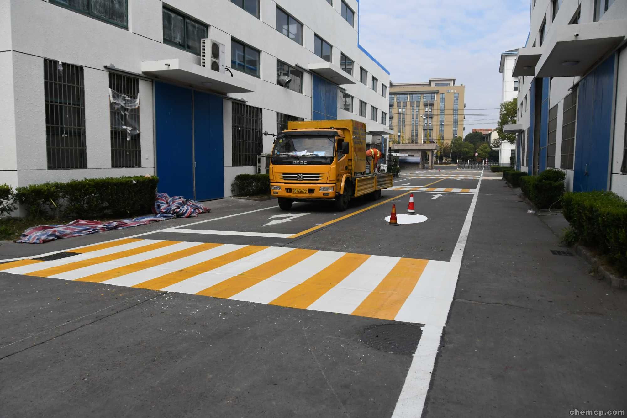 无锡厂区双组分车间划线施工耀畅施工单位