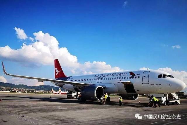 红土航空首架a320neo正式投入运营,机队已达10架