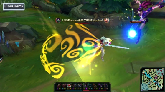 lpl夏季赛xiaohu妮蔻完美大招终结比赛rng20击败lng