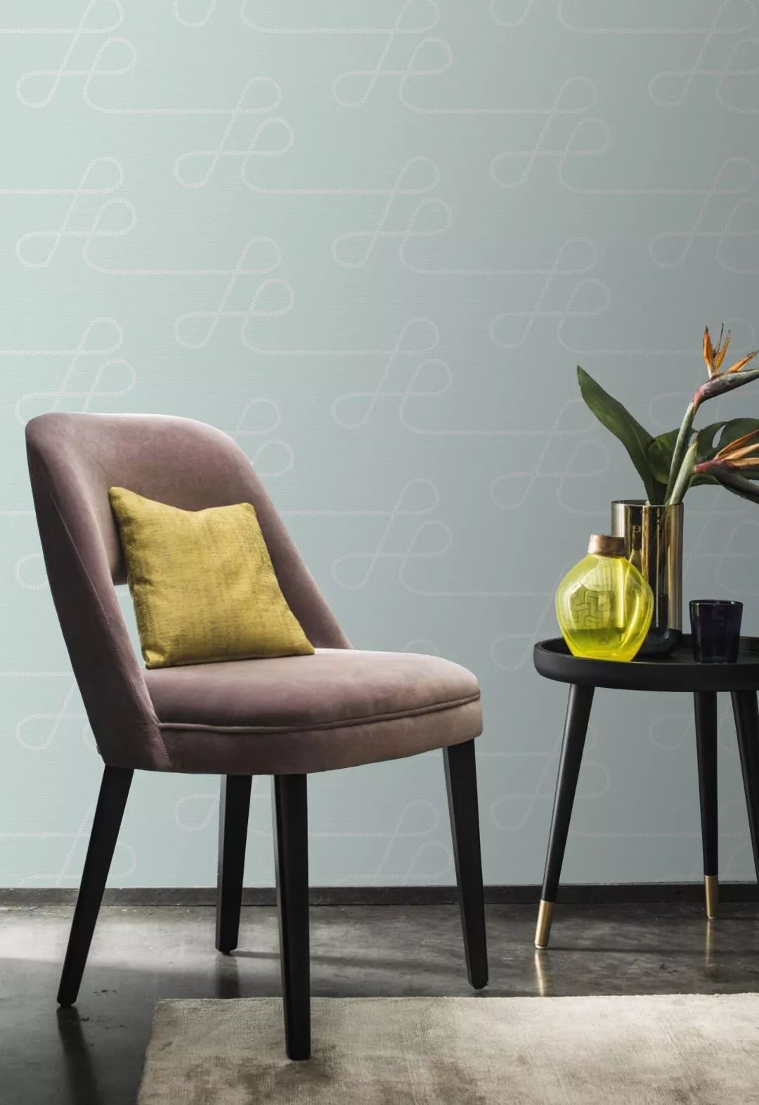 欧仕莱墙布推荐线条打造极致空灵展现森命的脉络与韵律