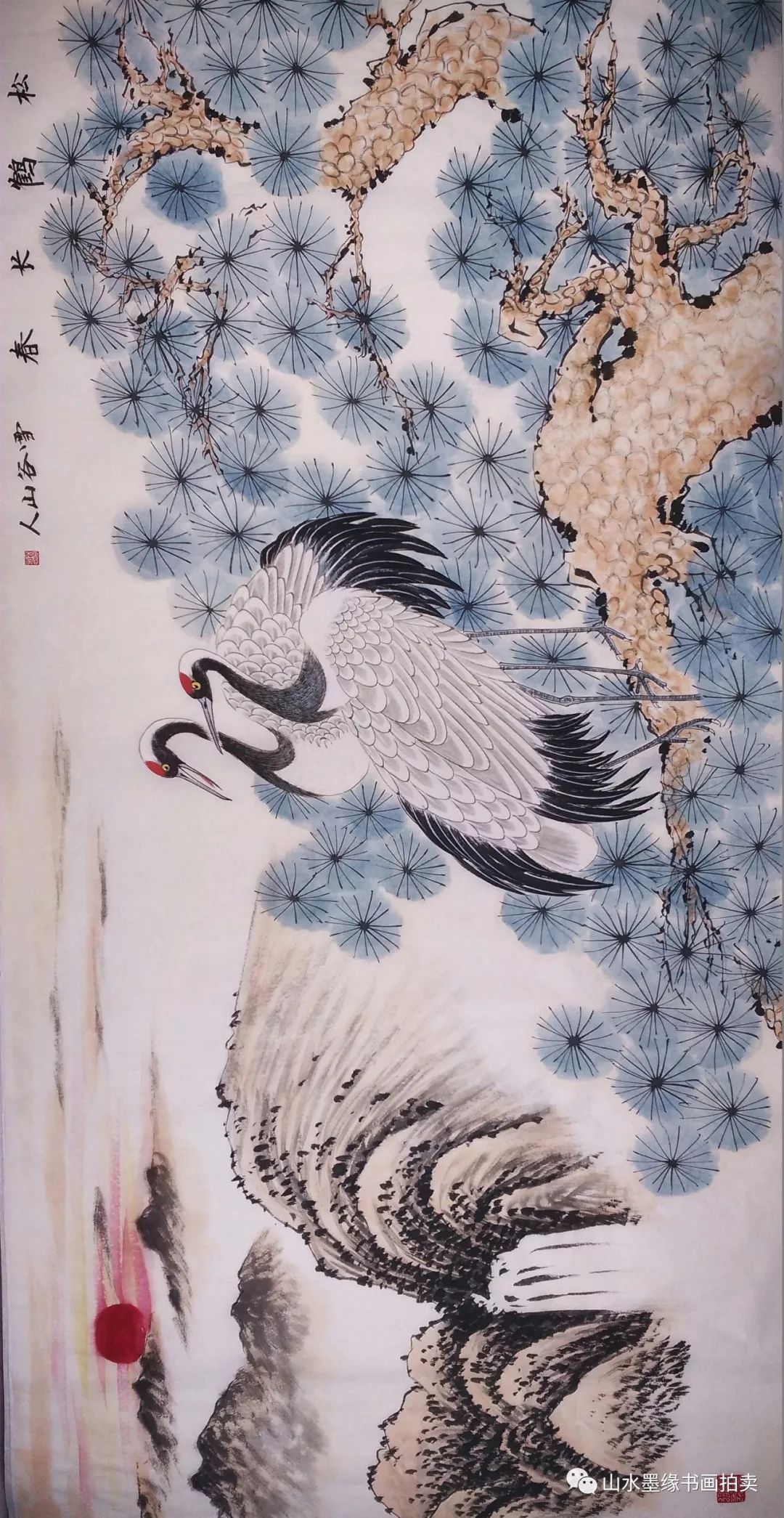 山水墨缘书画拍卖no159每周六本期今晚21点结拍快来捡漏吧点文章最