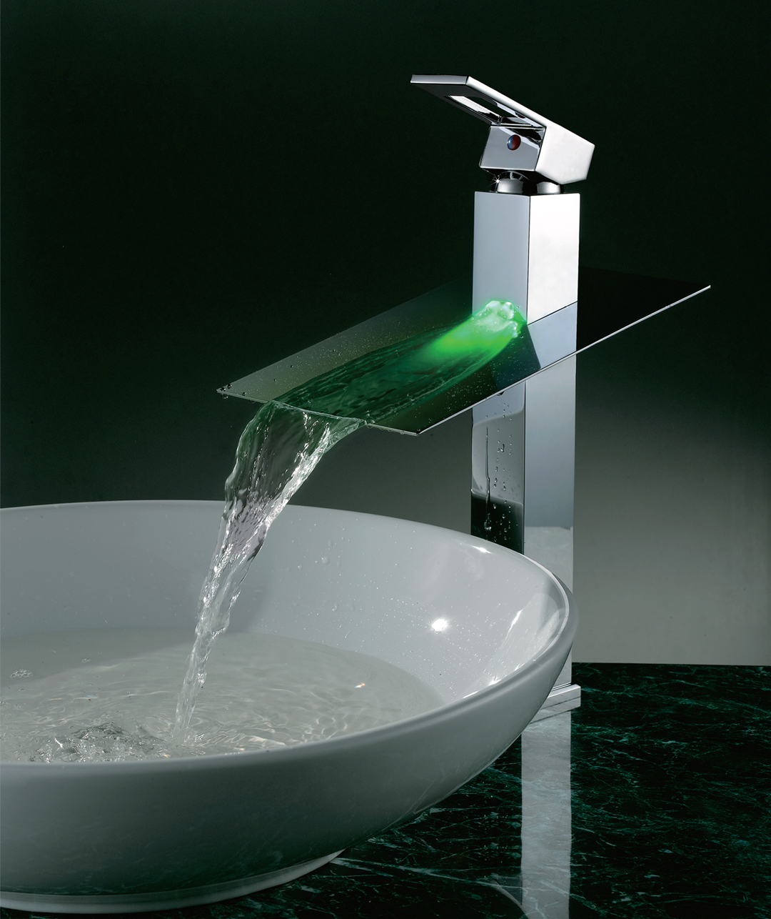 见色知温点滴关怀丨汉逊led变色水龙头系列幻彩登场