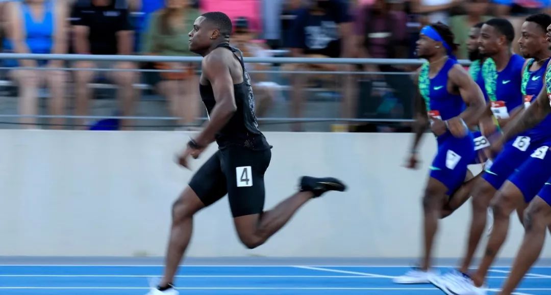 美国选拔赛男子100米科尔曼999秒称雄视频