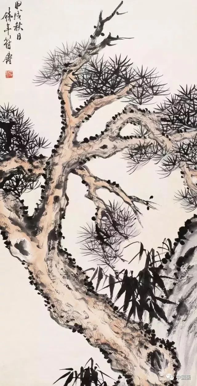 画家情怀松树风骨55幅慢慢看