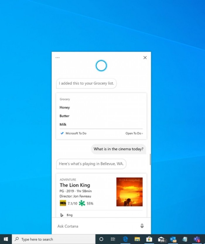 Win10 Build 18945发布：Cortana Beta公测 WSL改进