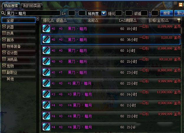 dnf:一把60级粉太刀,因为外观被炒到天价,如今还没有降价!