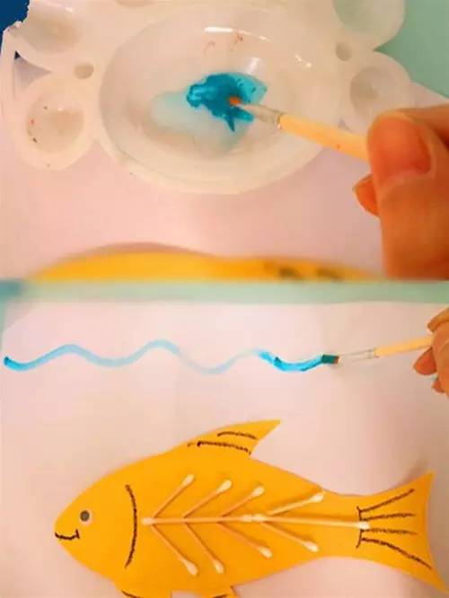 三款简单又易学幼儿园卡纸手工小鱼制作太美了