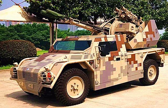 中国武汉"枭龙"汽车技术有限公司,在2019中津防务车辆展上,展出了一款