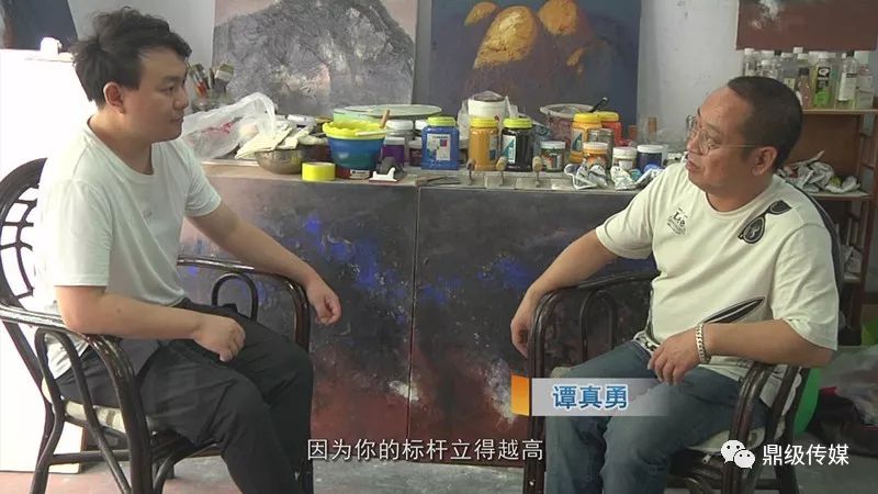 鼎城文艺人物志展播谭真勇意存笔先画尽意在