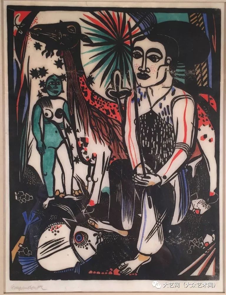 大众艺术网被谴责为反叛艺术家的现代主义者德国出生荷兰表现主义画家