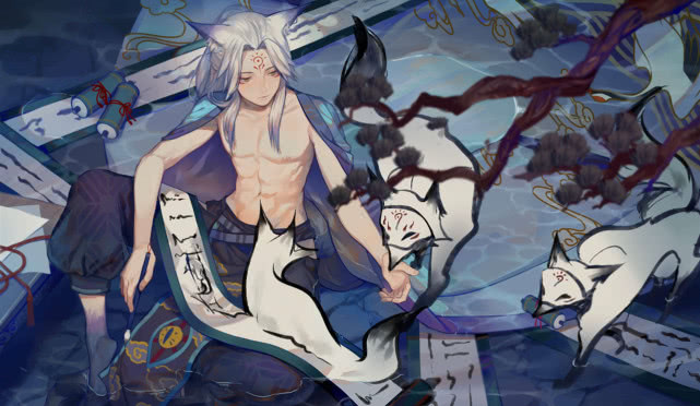 妖狐,也就是二突子,还是比较少见的一位式神的,但是强大的时候也能