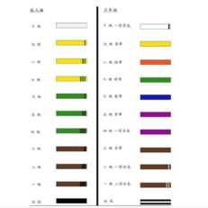 柔道黑带九段图片