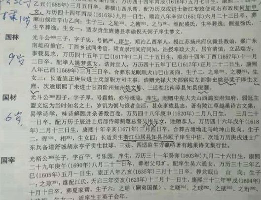 桐城派大辞典关于左光斗家族条目的几处错误