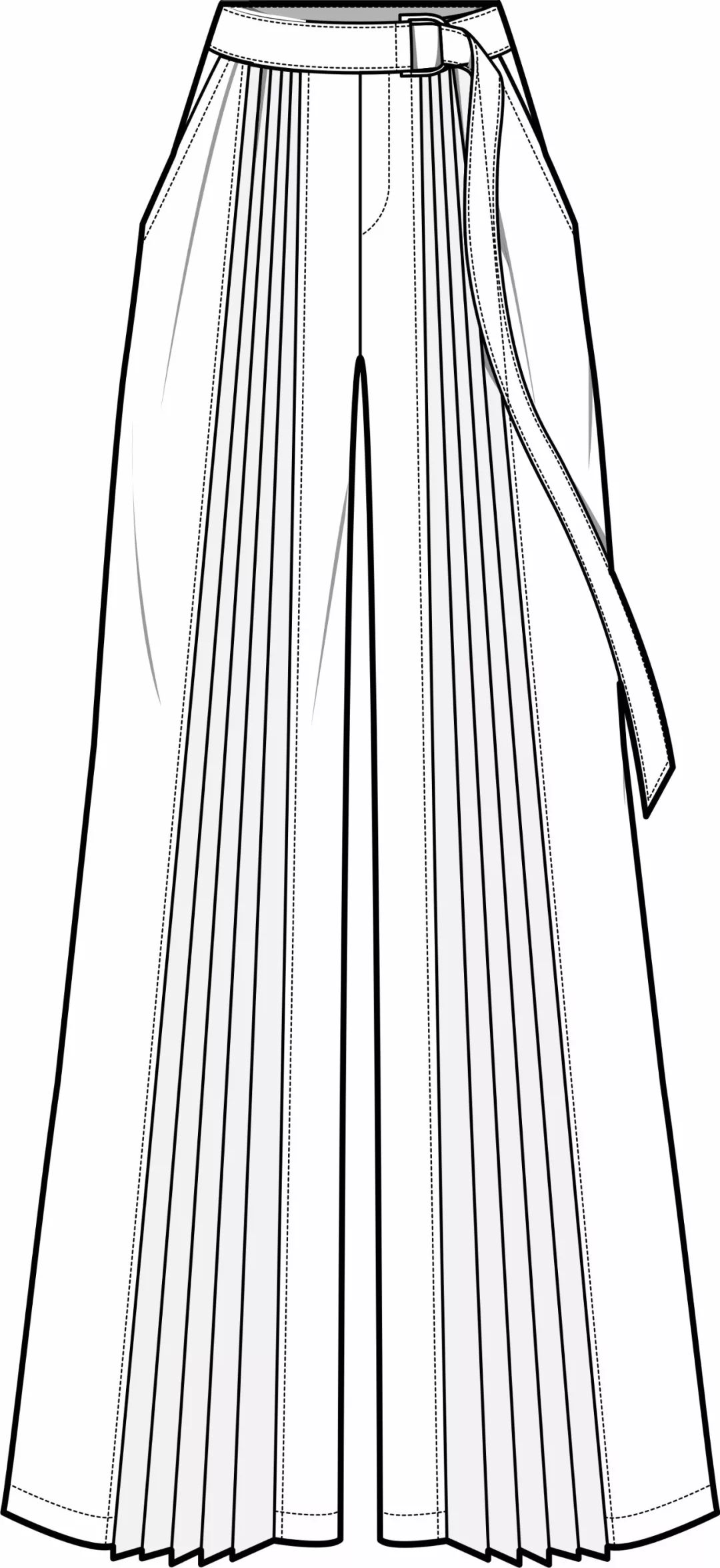 150例服装款式图线稿模板拿去参考