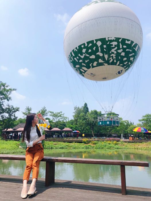 空中游!西溪湿地高空氦气球体验券免费拿!