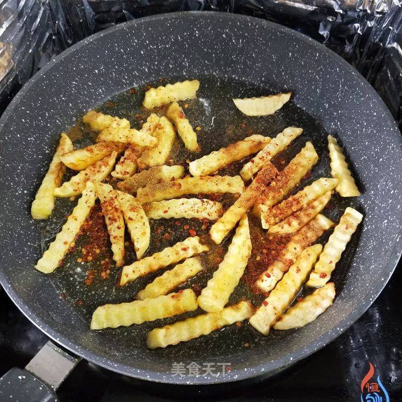 香辣土豆条两元成本教你做出好吃的狼牙土豆条