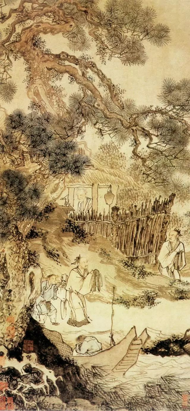 唐寅仇英恩师周臣画选