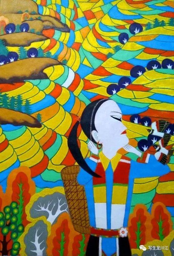 遇见你真好腾冲农民画