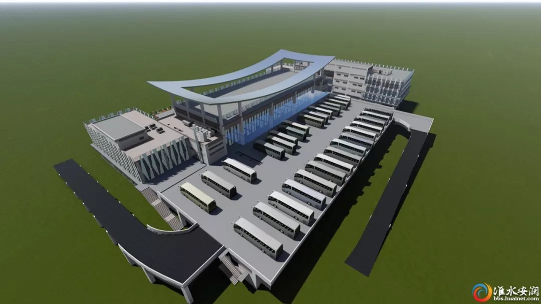 淮安东站综合客运枢纽(淮安市高铁枢纽)项目二期工程现场图