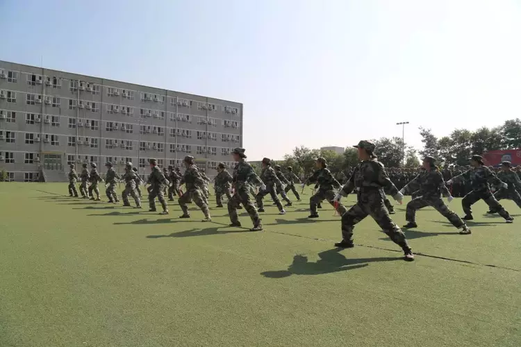 军训汇演展风采步履铿锵绽芳华东岭集团璞玉四期大学生