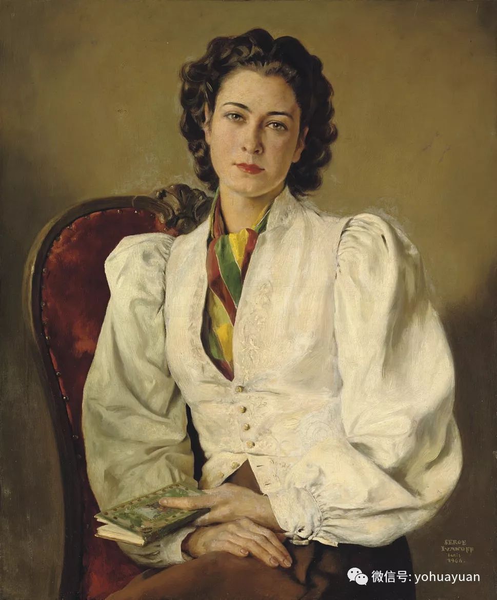 油画人物欣赏谢尔盖伊凡诺夫