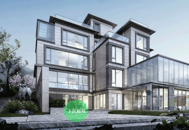 龙湖爆款创新双首层立体合院墅得房率近300