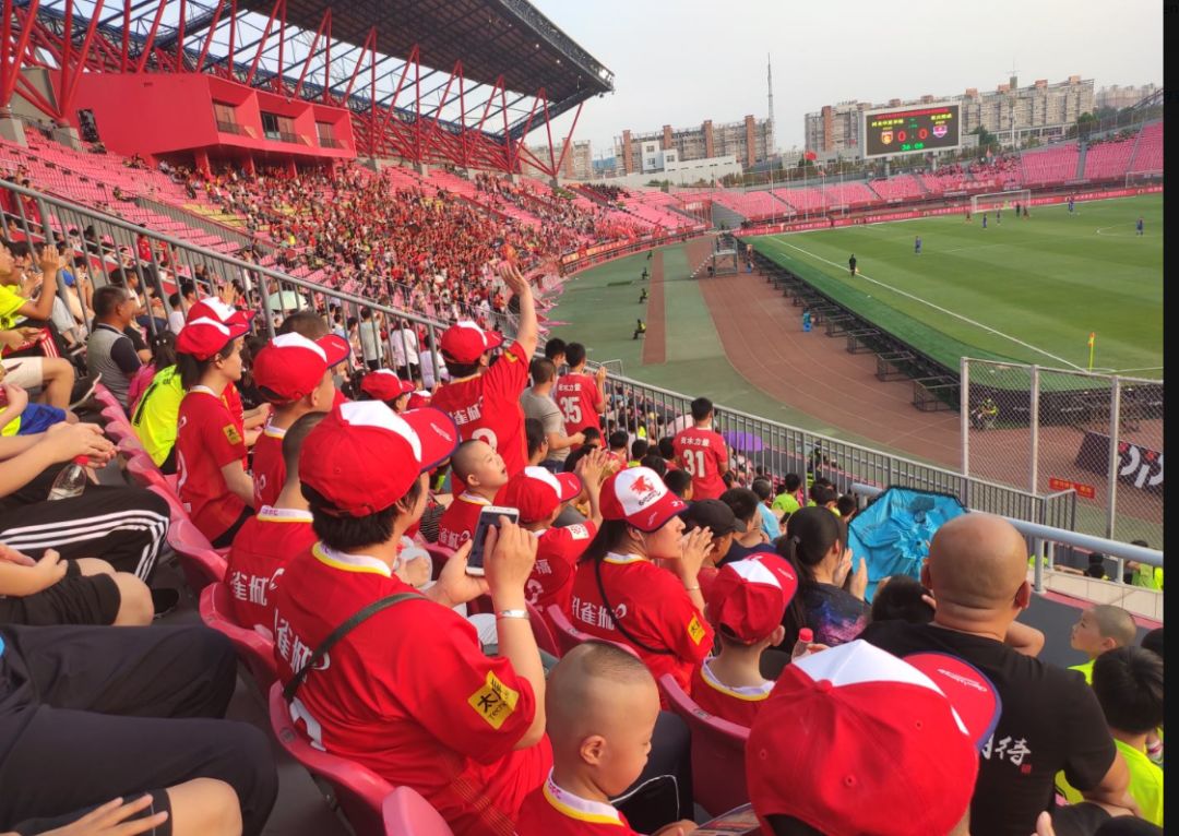 昨天廊坊市体育场来了一群特别的小观众