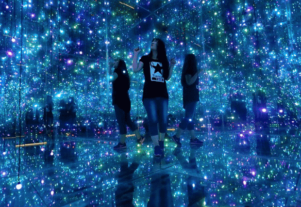 299元抢购5d星空光影艺术馆1大1小套票空间视错觉光影特效5d炫酷场景