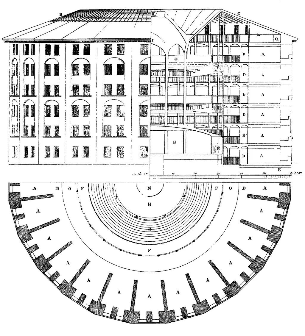 监狱建筑师图纸图片